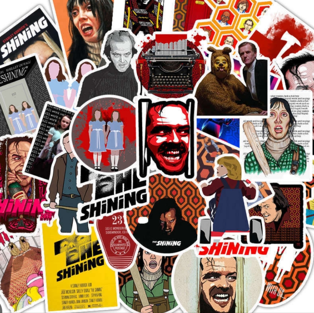 10 the shining horror stickers
